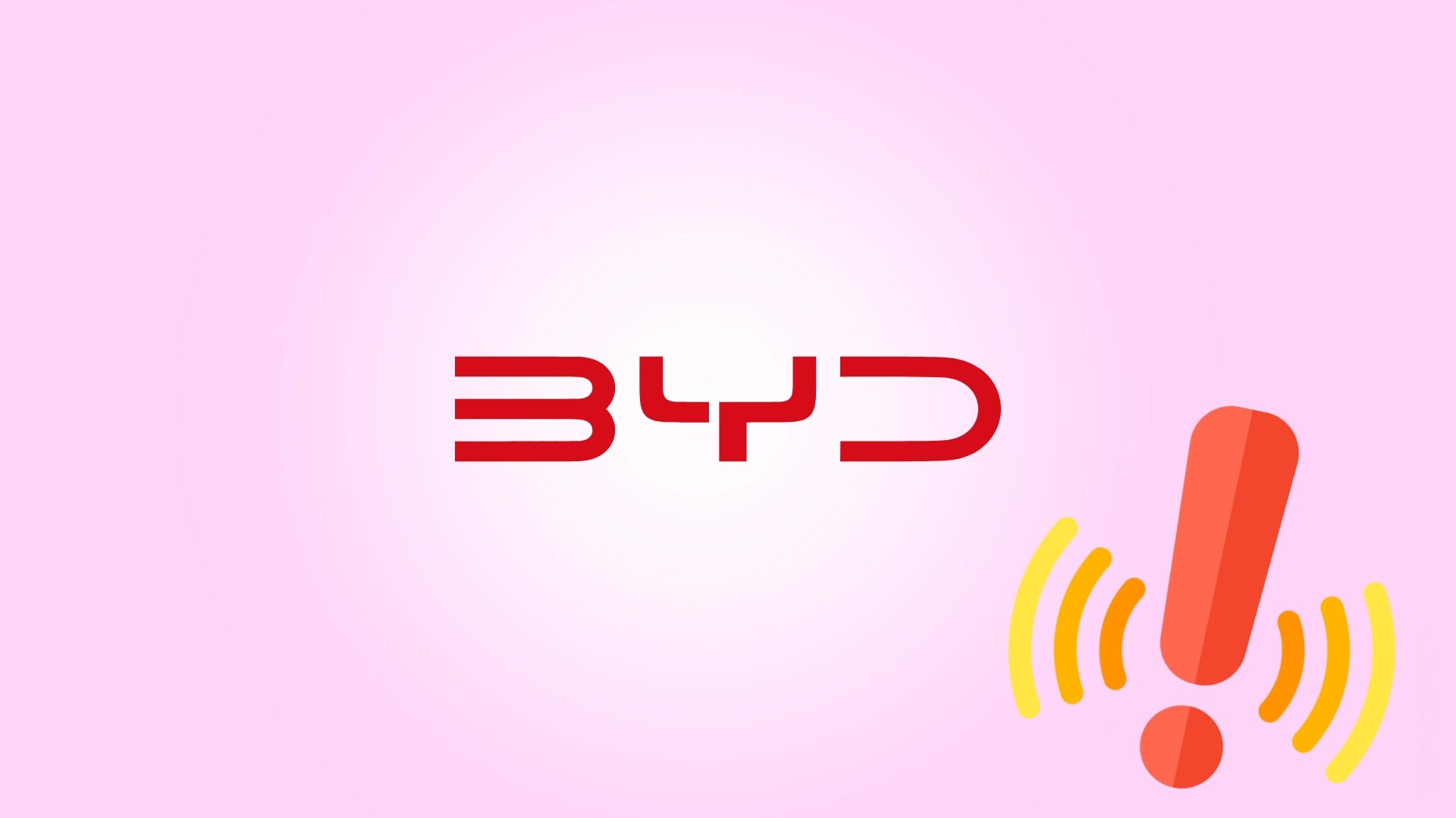 BYD com sinal de alerta