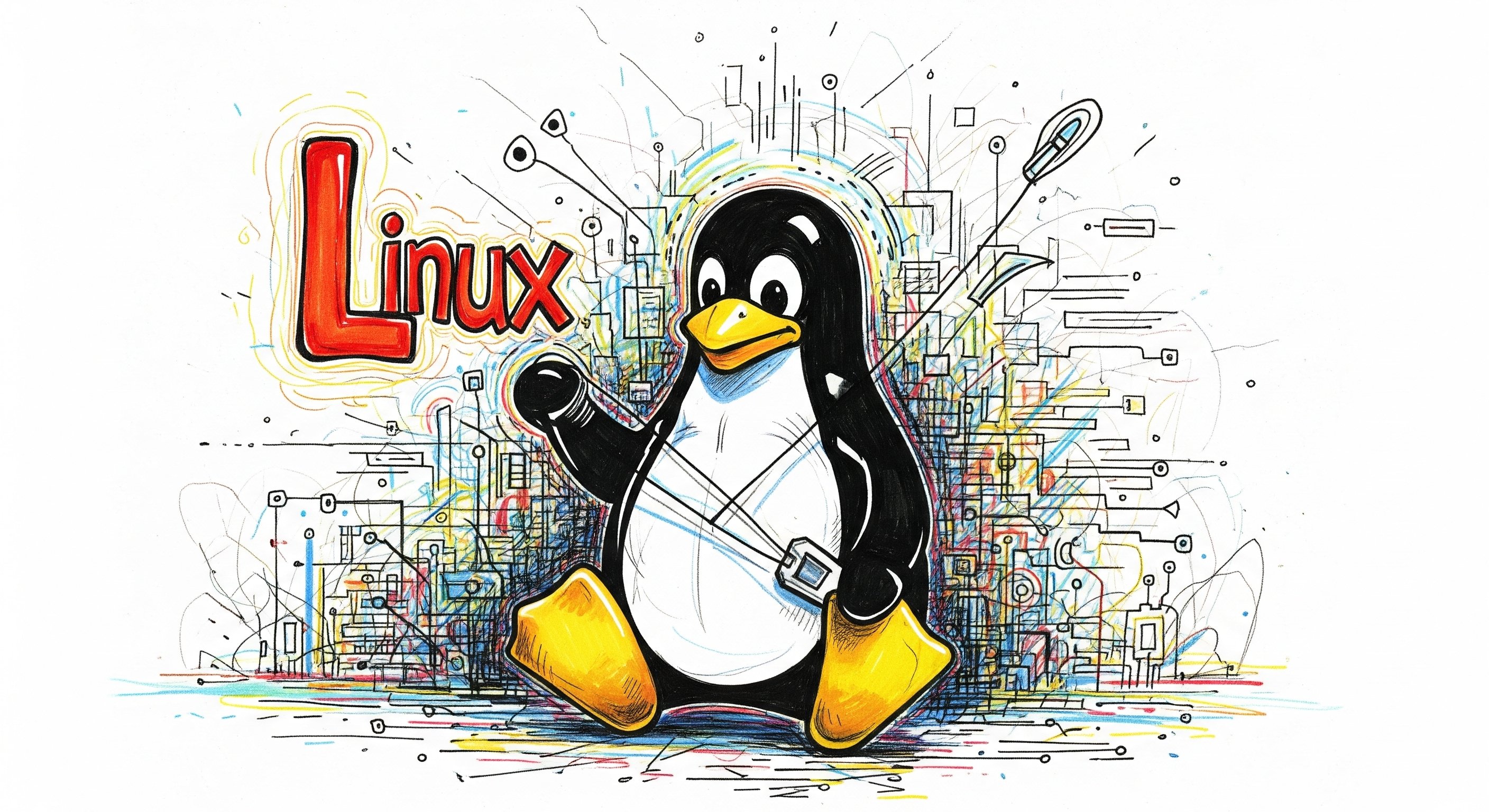 Linux em desenho