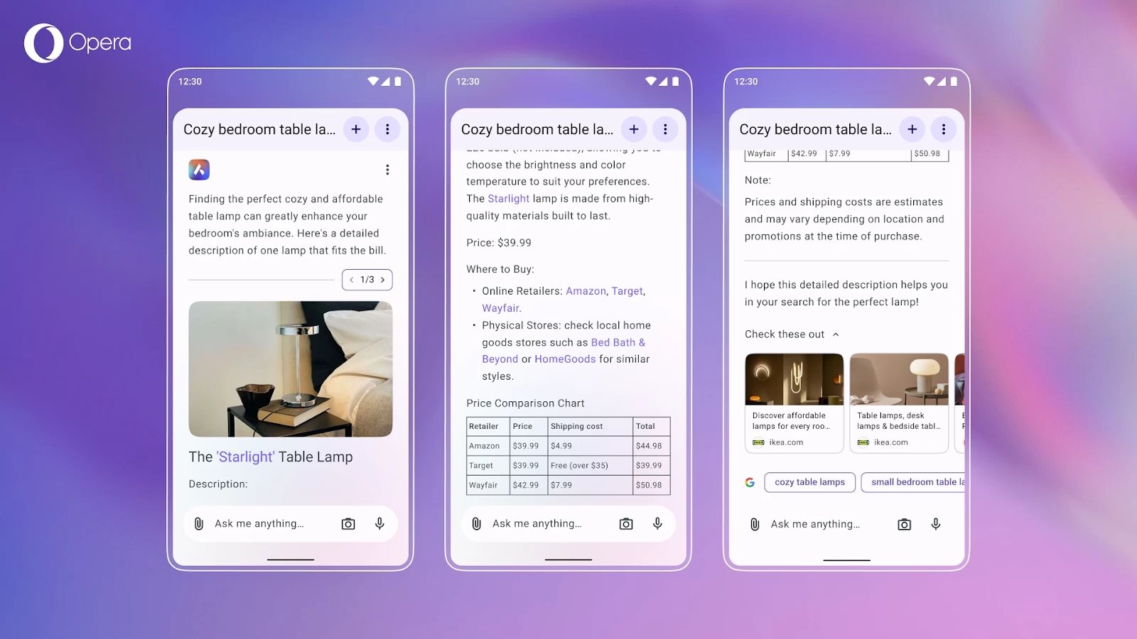 Opera 90 para android com novas funcionalidades