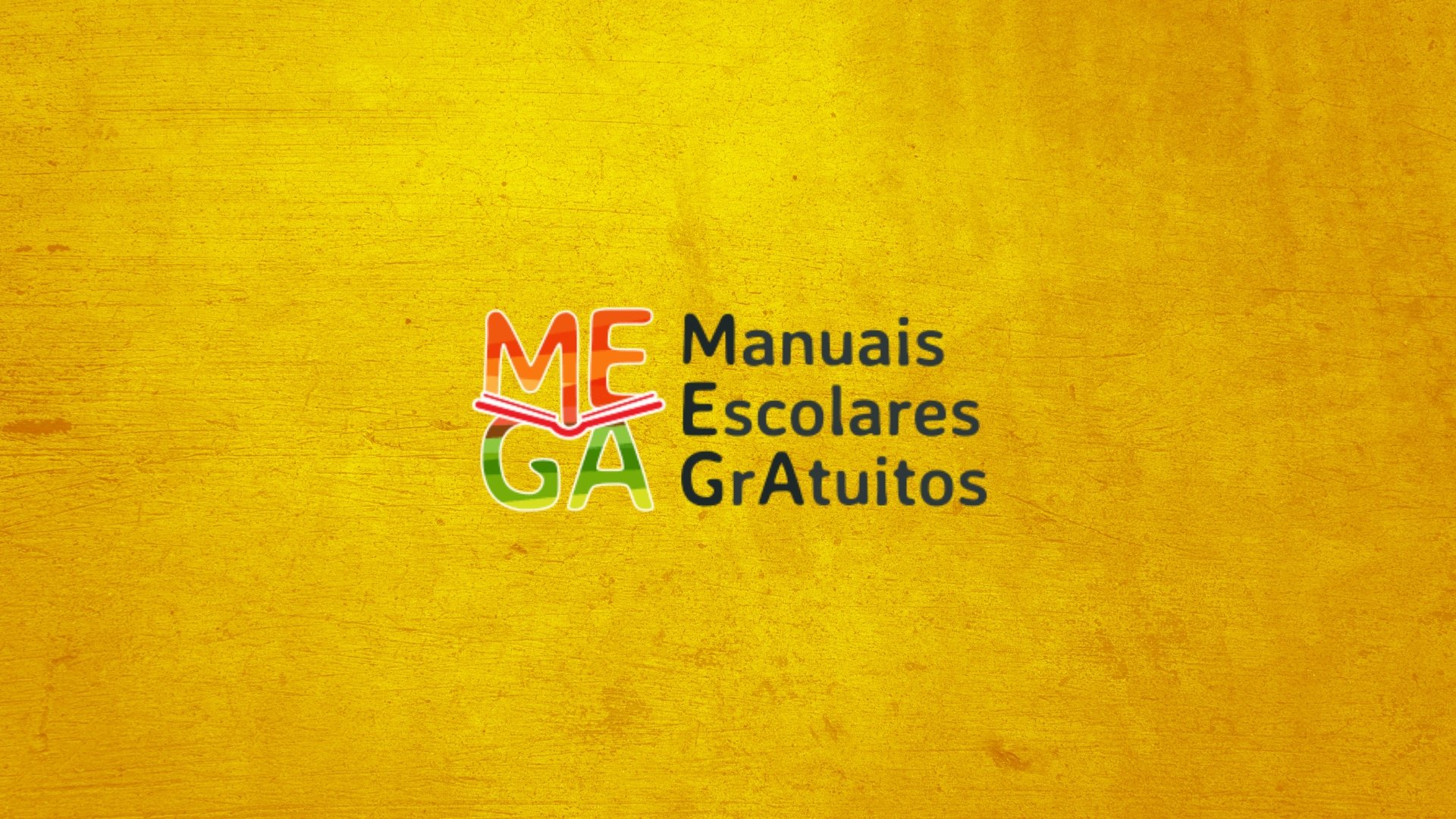 Logo da MEGA plataforma de manuais escolares gratuitos