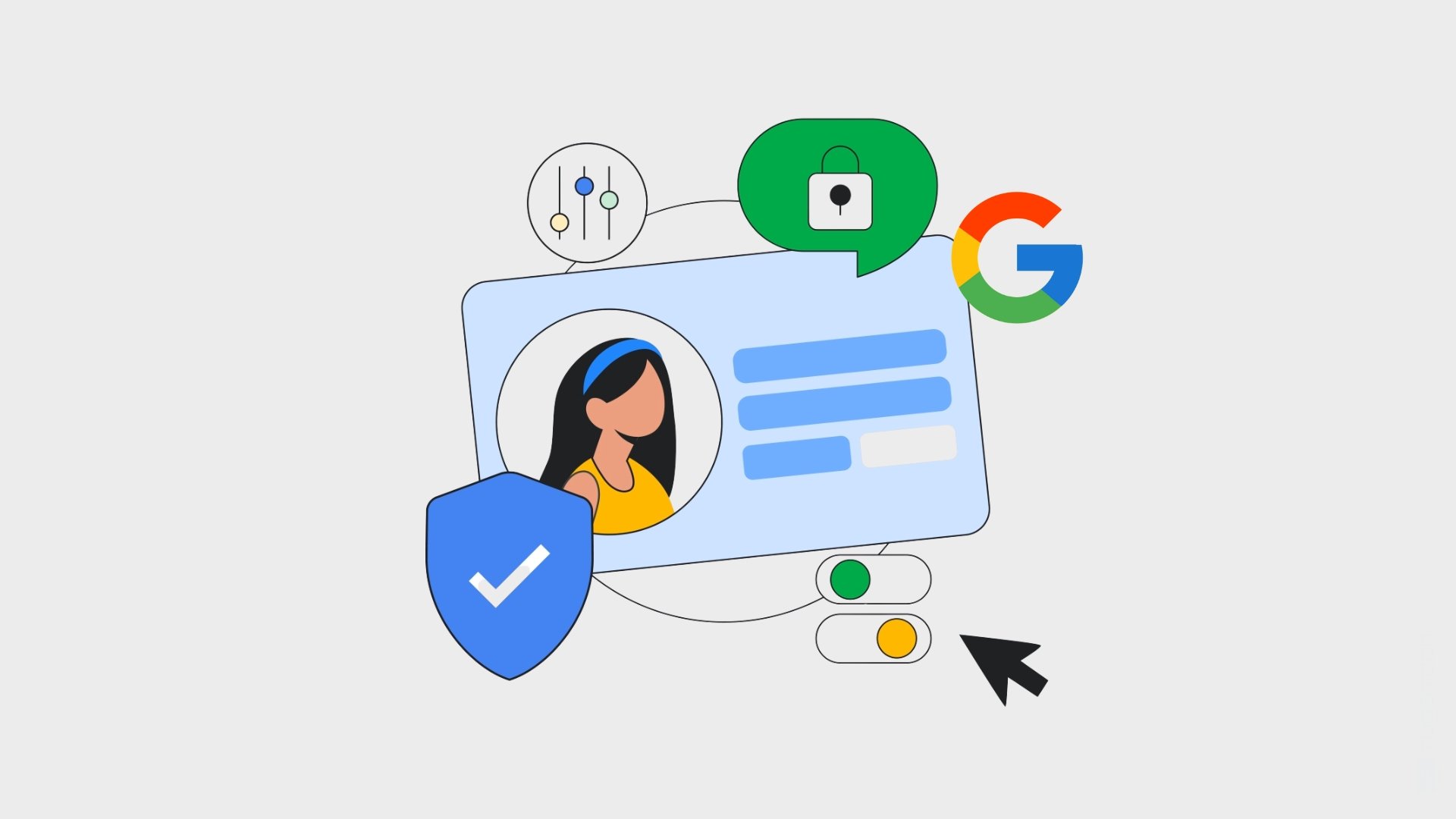 cartão digital da google para verificação de identidade