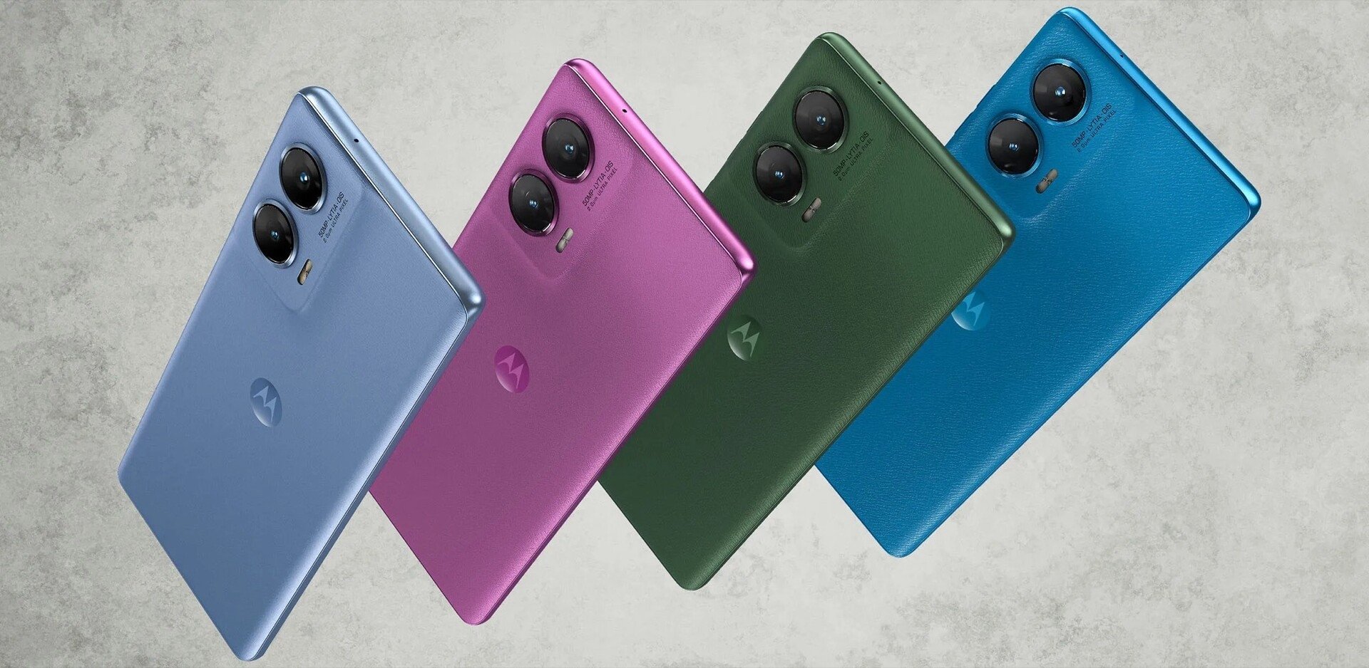 Motorola Moto G96 em diferentes cores