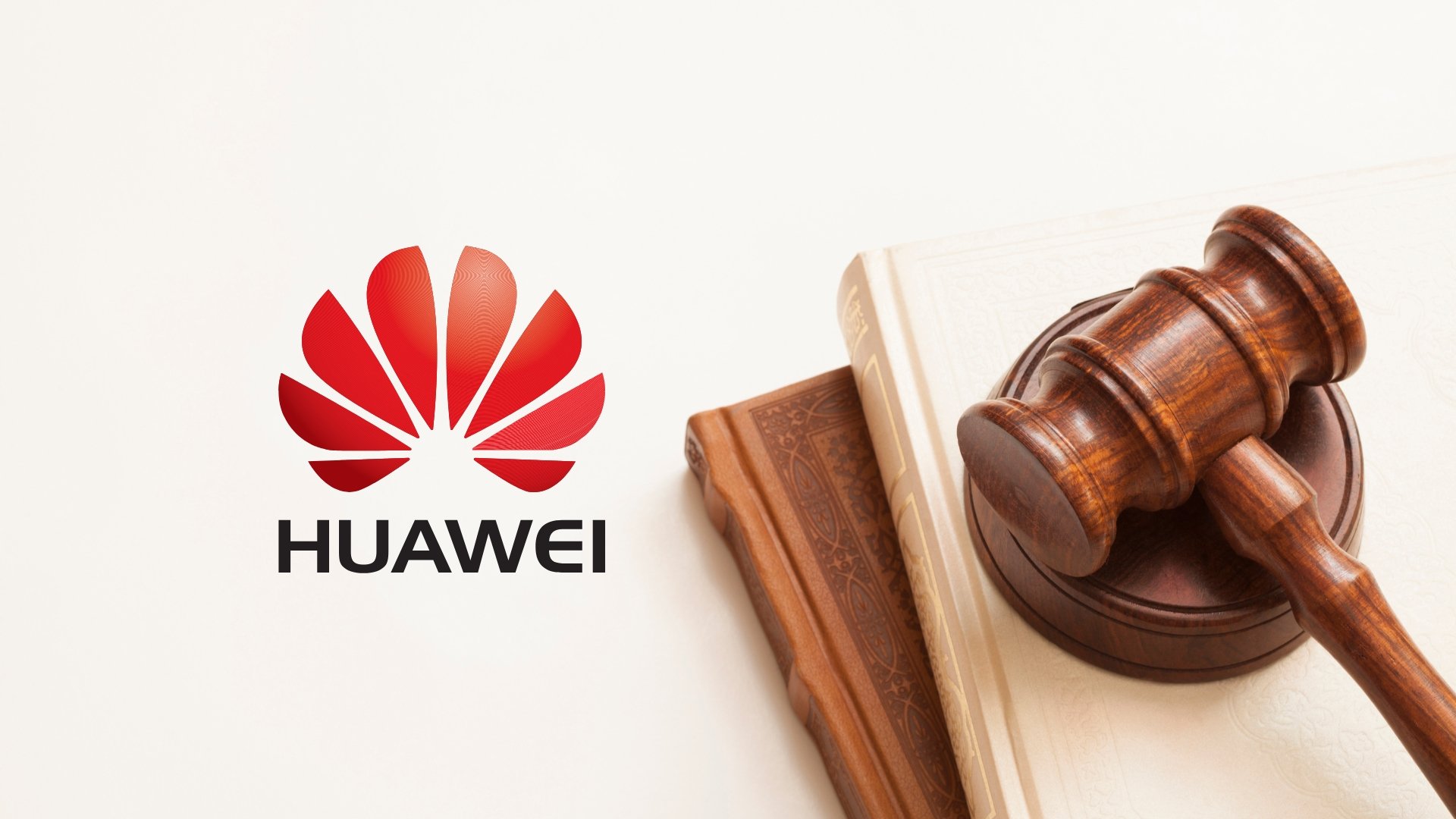 Huawei com martelo da lei