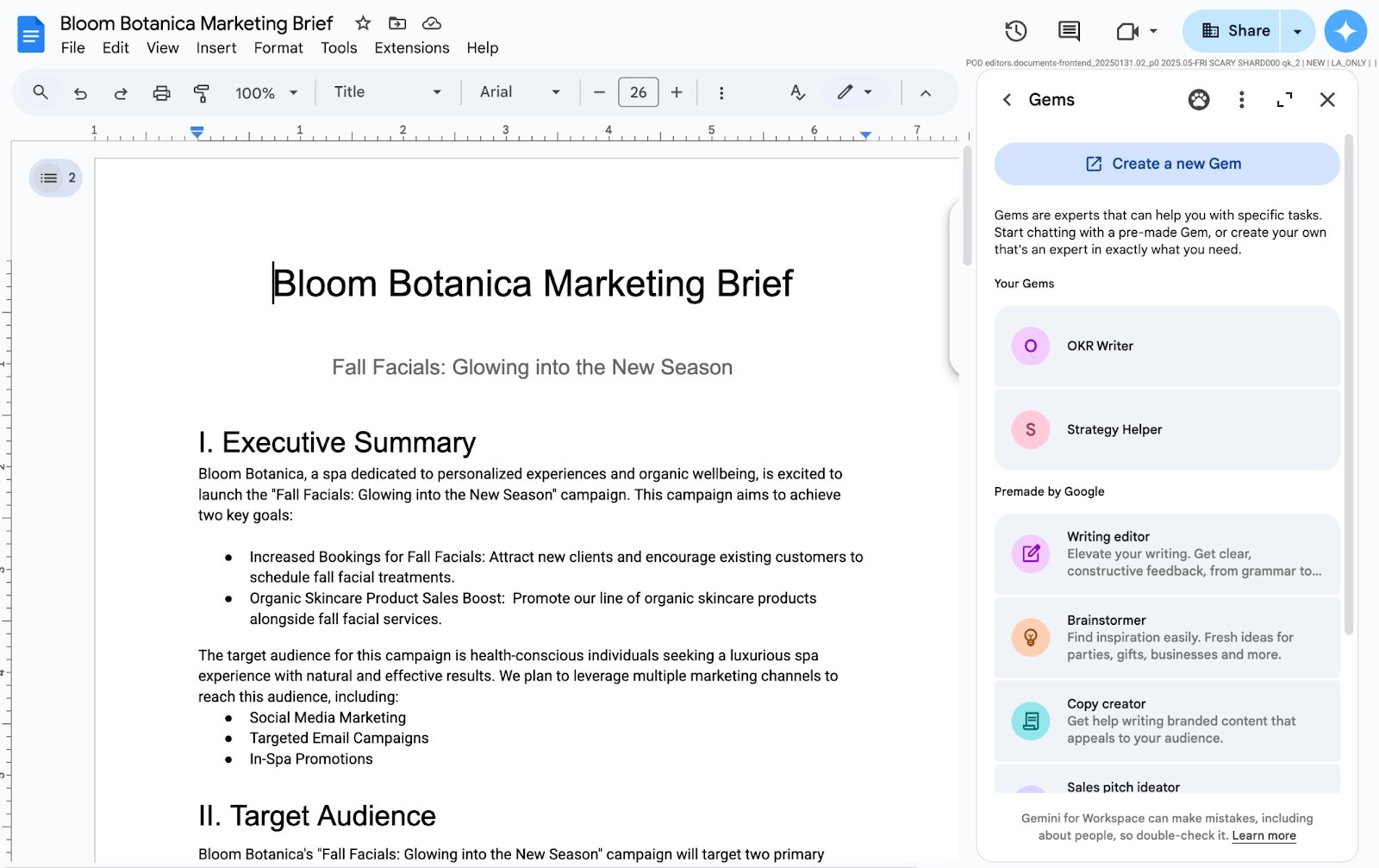 gemini no google workspace com gems