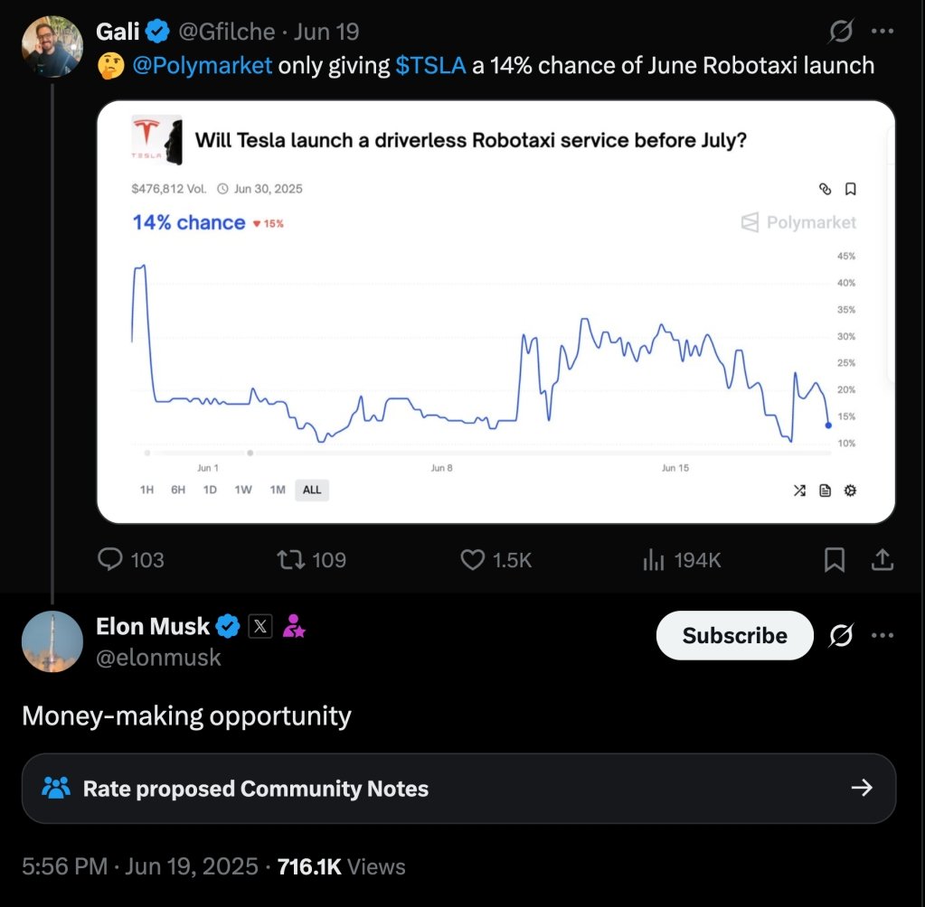 mensagem de musk sobre a oportunidade de ganhar dinheiro