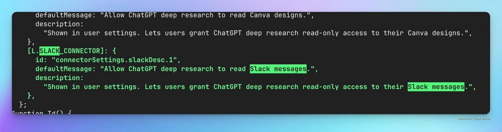 sistema de integração do chatgpt com slack