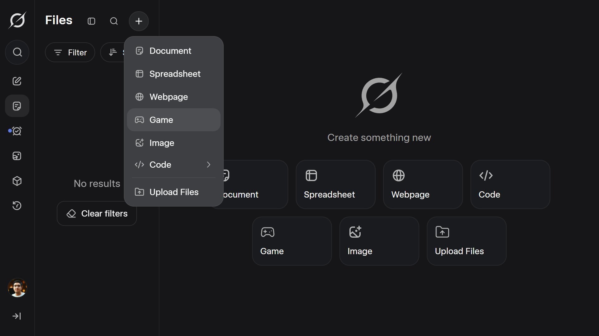 interface do grok 4