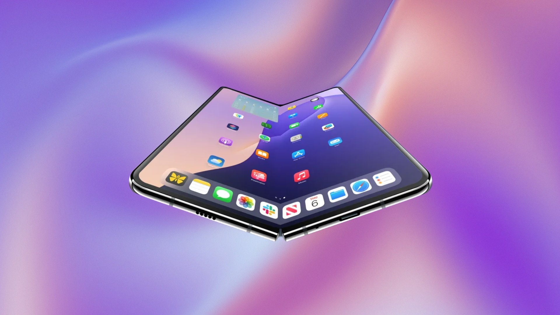 Dispositivo dobrável da Apple em conceito