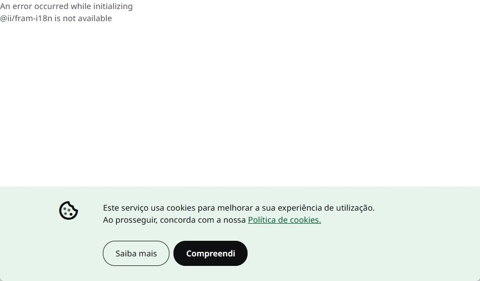 mensagens de erro no site da Segurança Social Direta