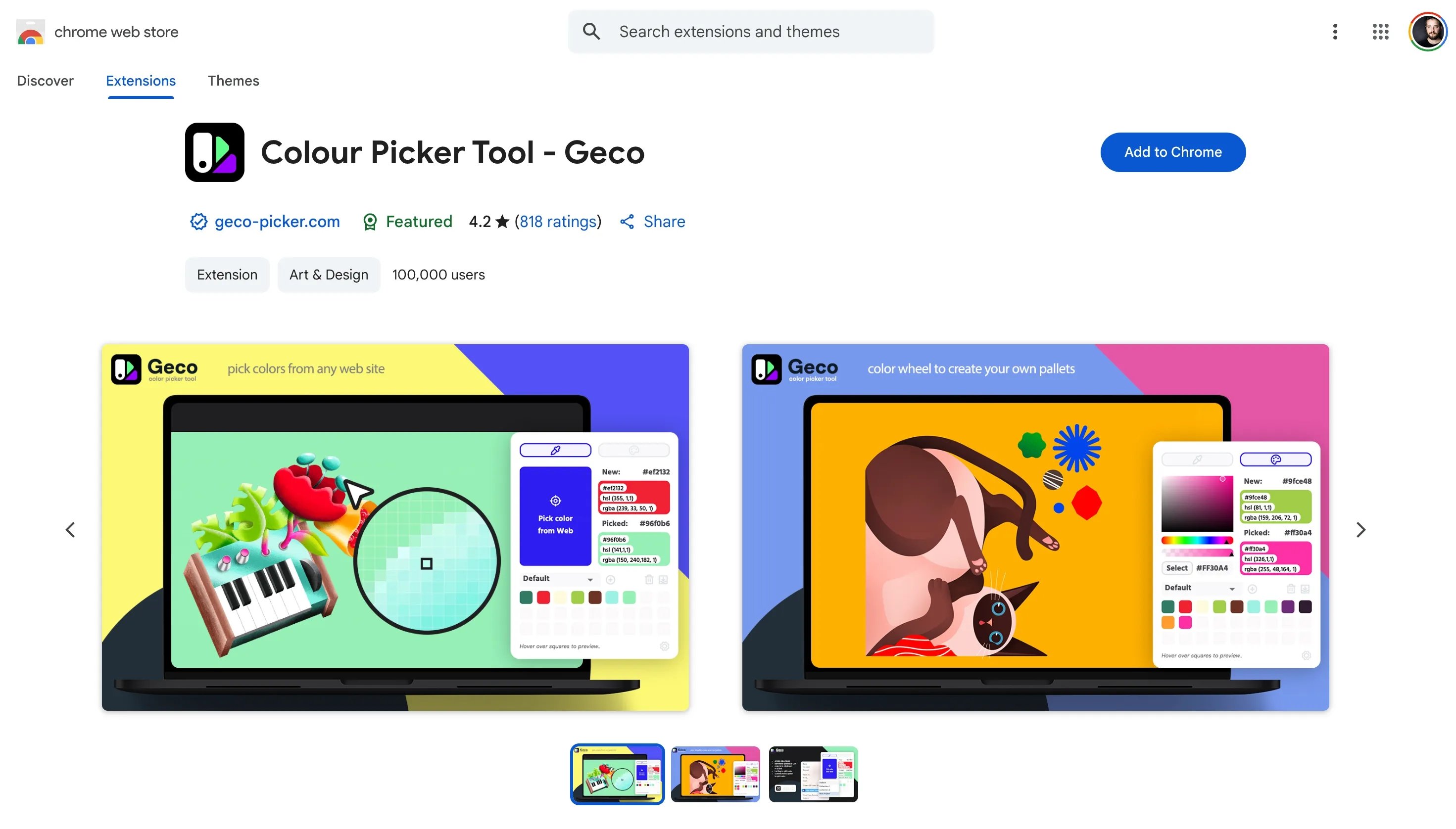 extensão maliciosa na Chrome Web Store