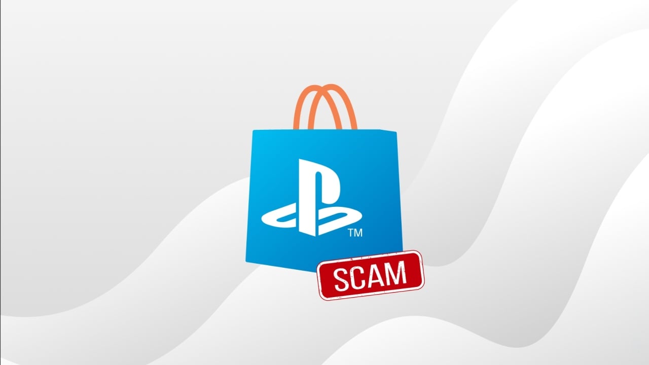 Playstation Store com alerta de scam