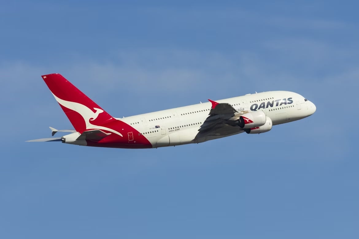 Avião da Qantas