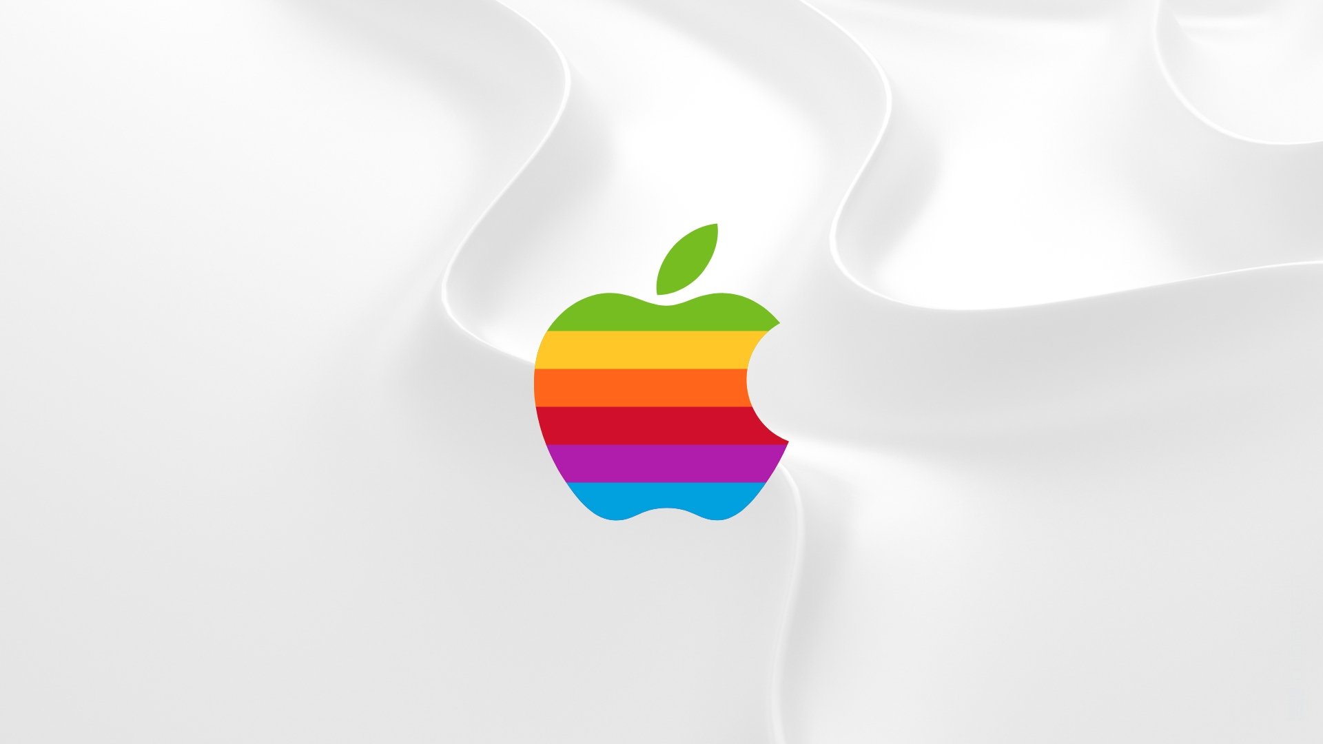 logo da Apple em várias cores antigo