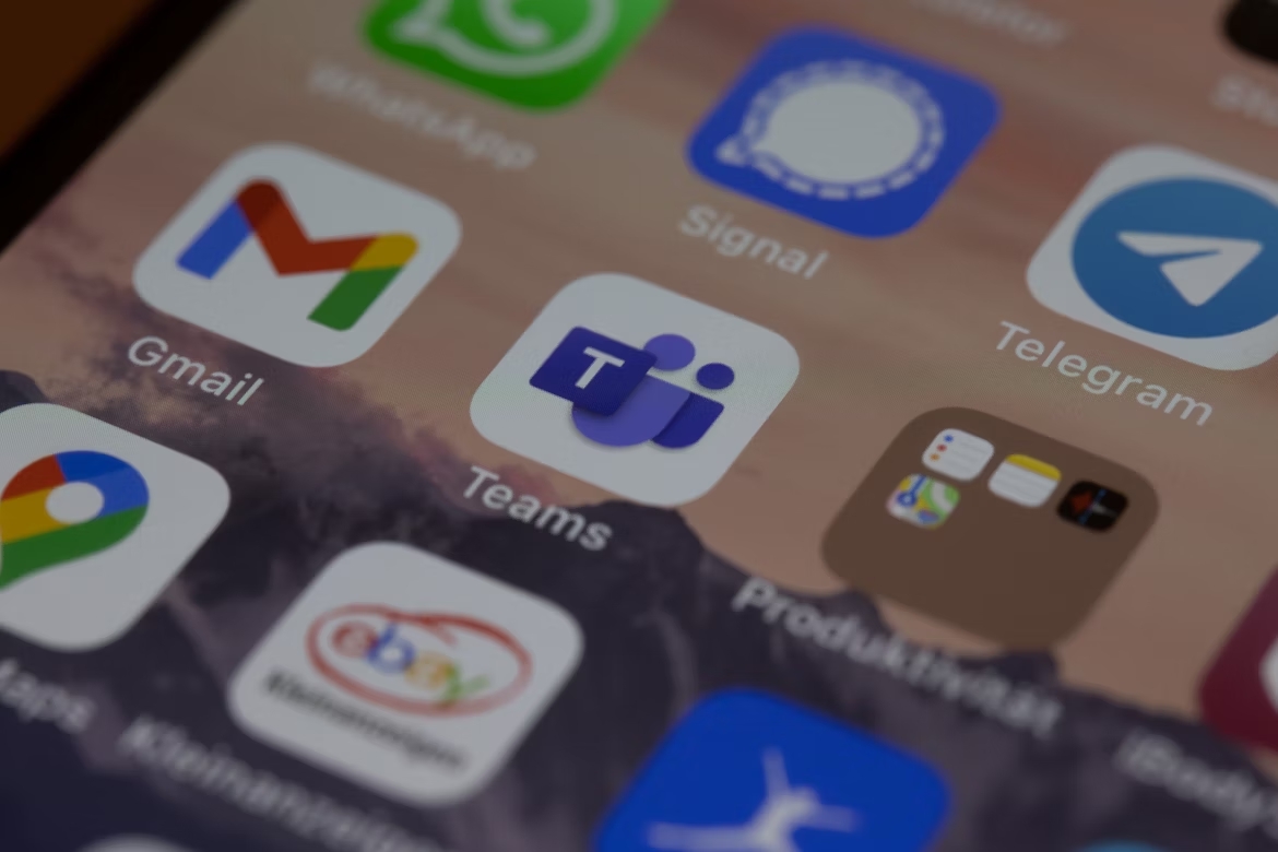 Microsoft Teams em app