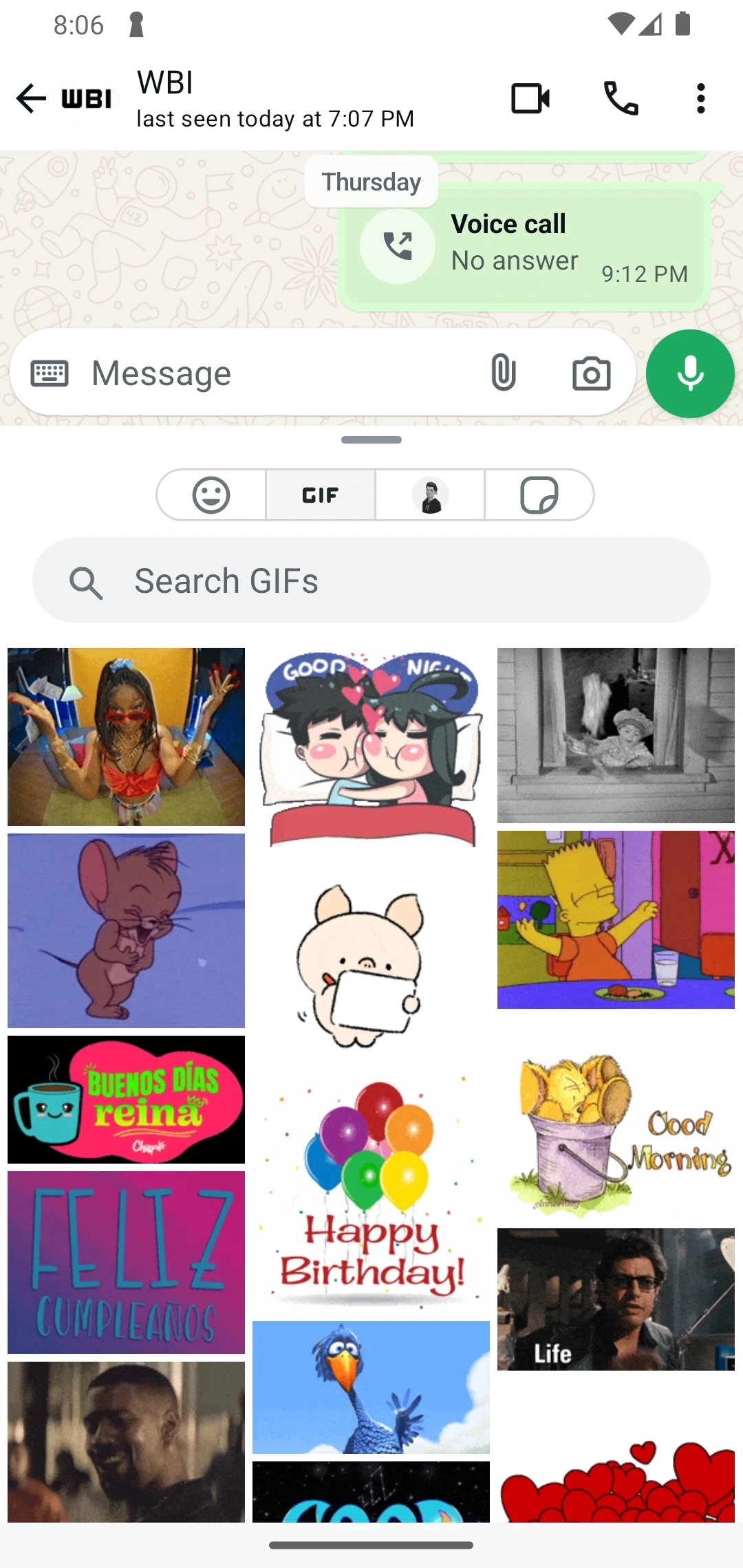 whatsapp nova funcionalidade de gif
