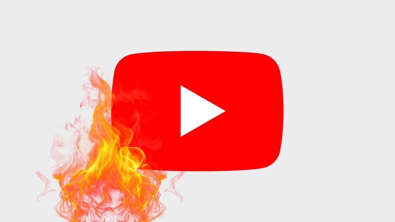 Youtube em fogo