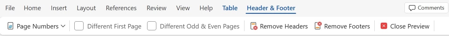 nova barra de ferramentas para edição do Word na Web