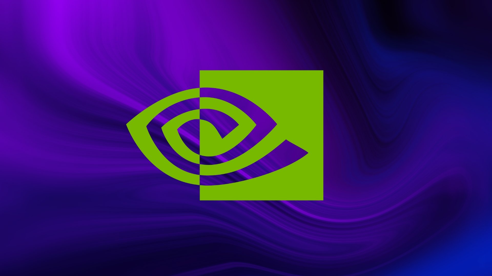 Nvidia logo em foco