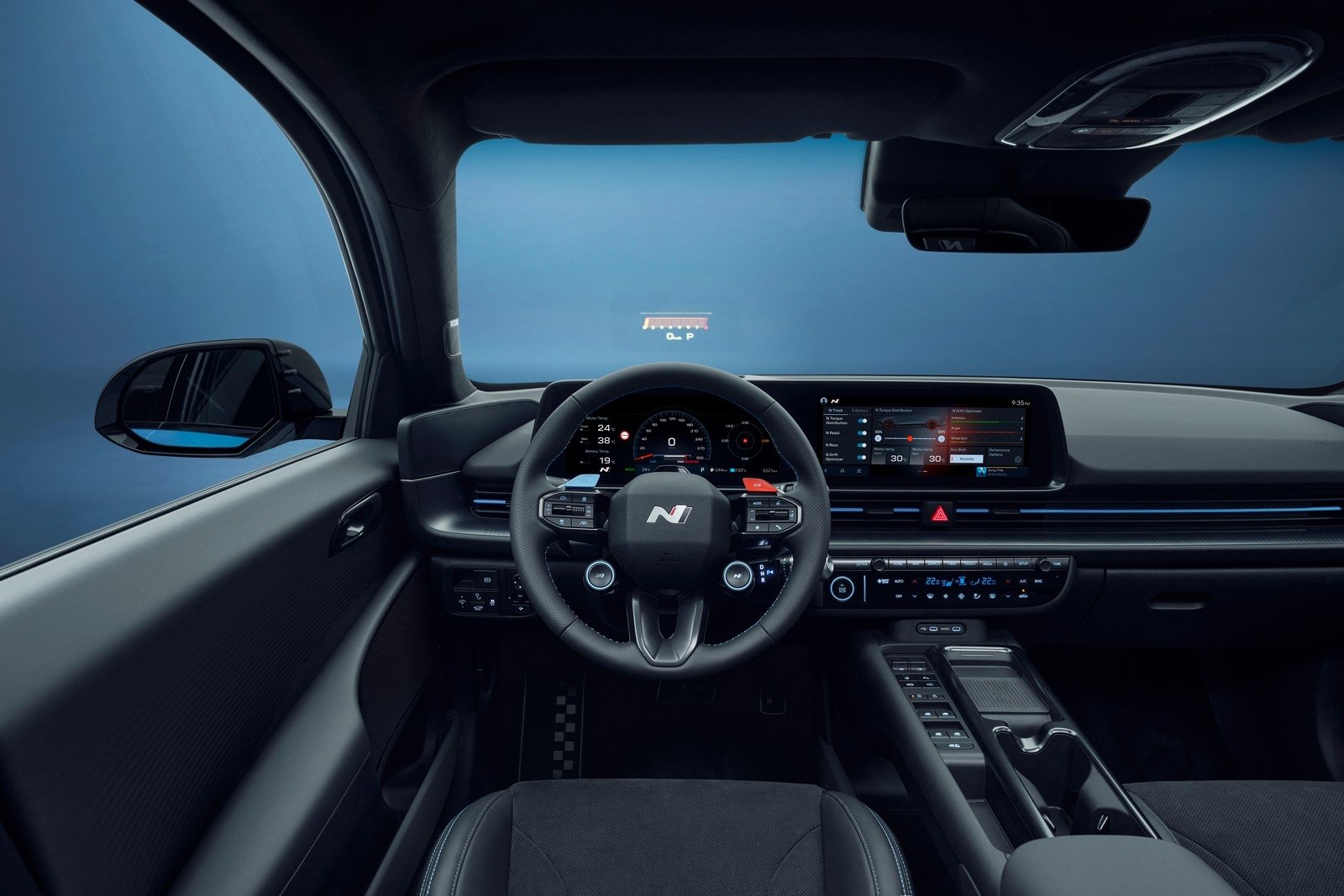 imagem do interior do Ioniq 6 N