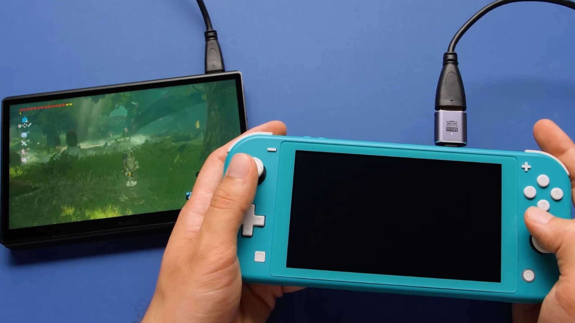 Nintendo Switch Lite com saida em HDMI