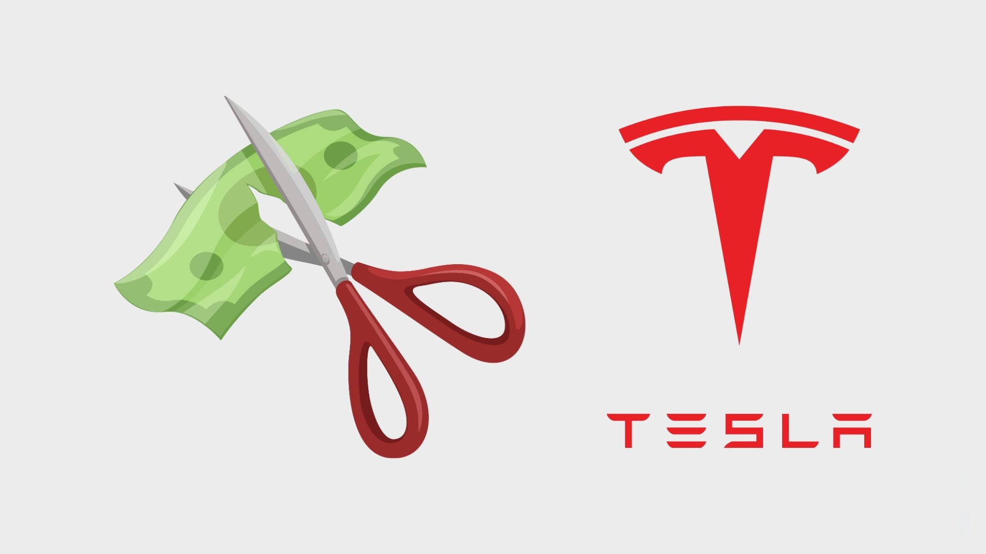 Tesla com dinheiro a ser cortado