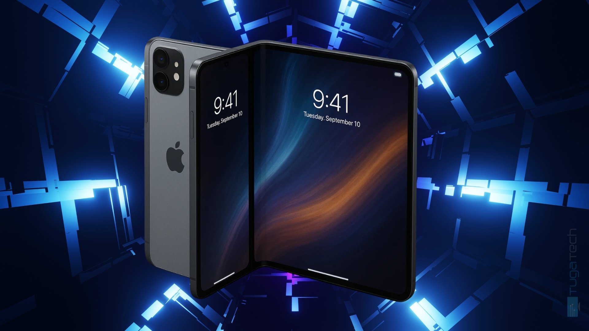 conceito do iPhone fold antes de ser lançado