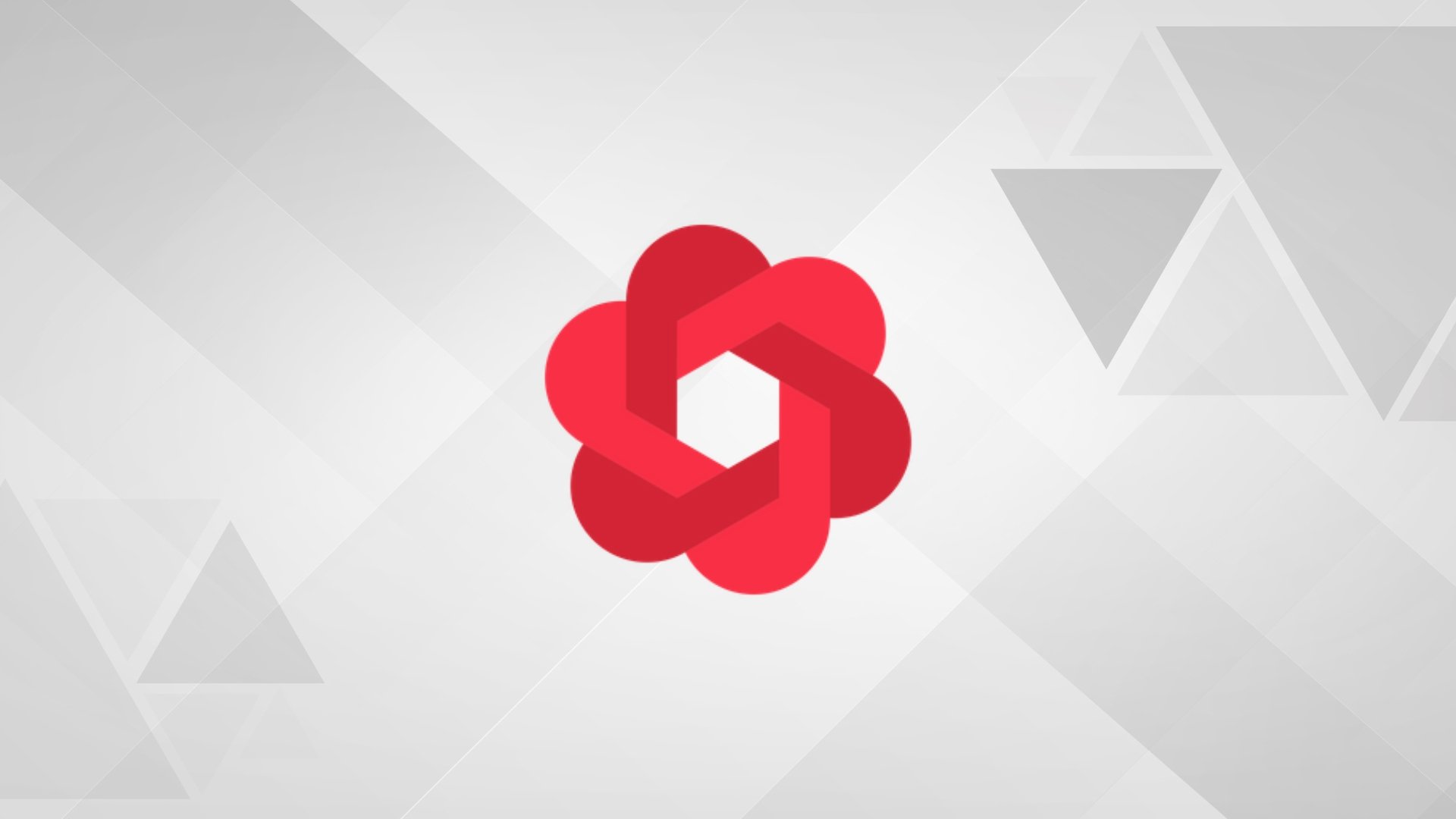 OpenAI logo em vermelho