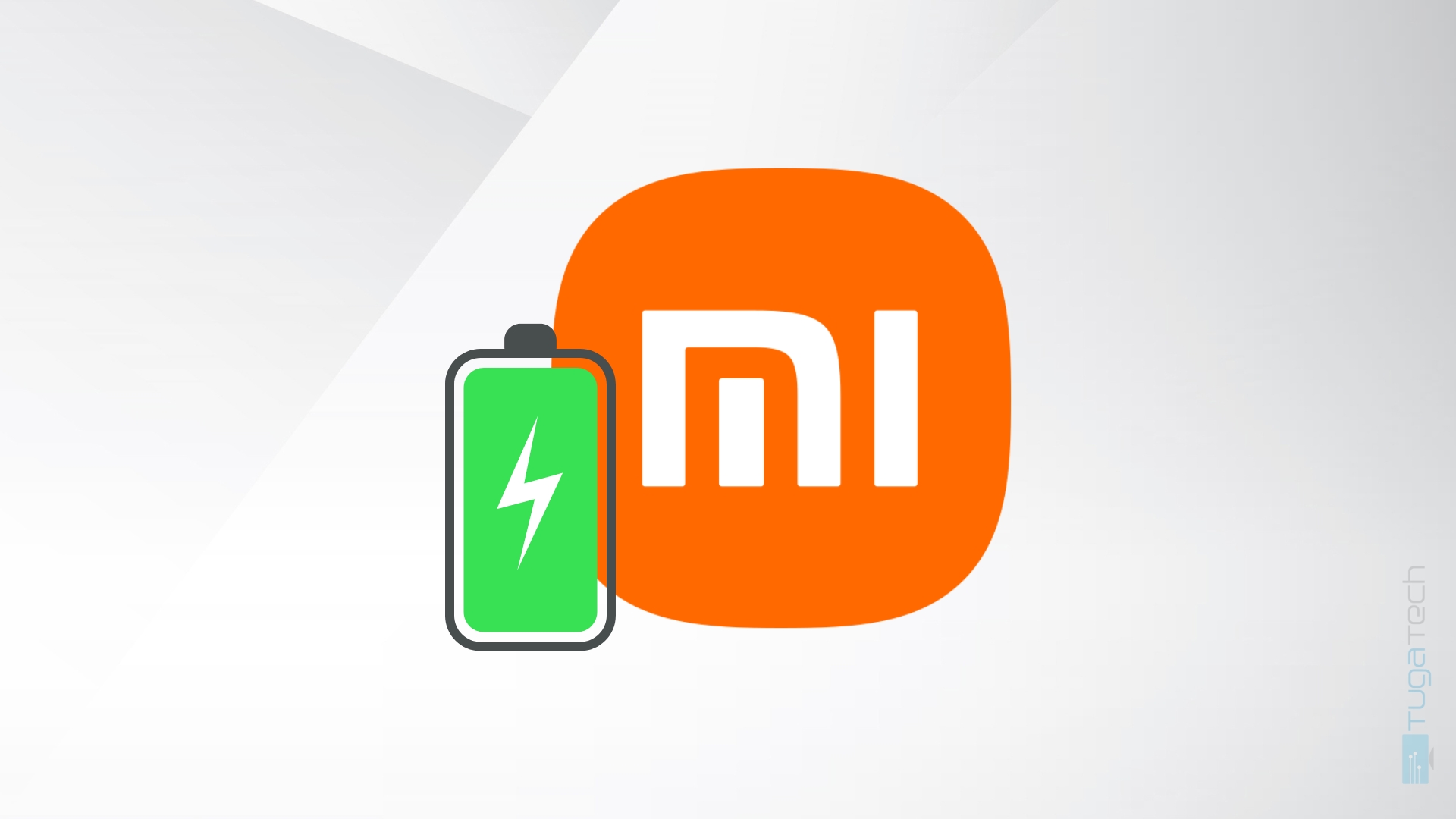 Xiaomi com bateria ao lado