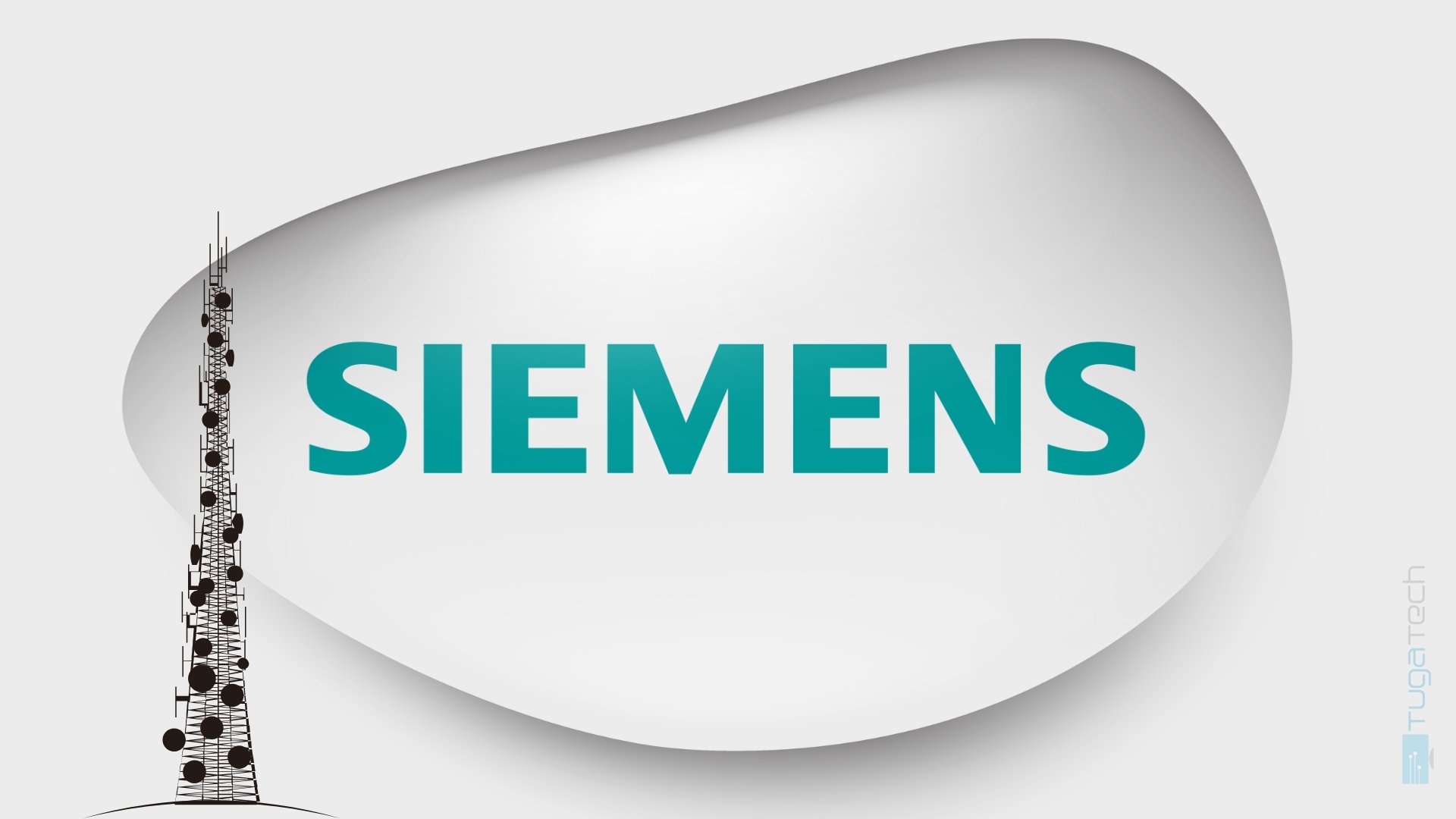 Siemens com torre de rádio
