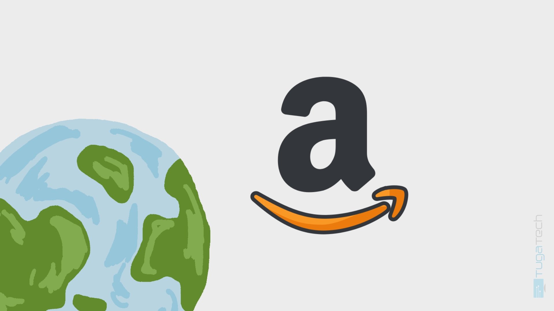 Amazon junto do planeta Terra
