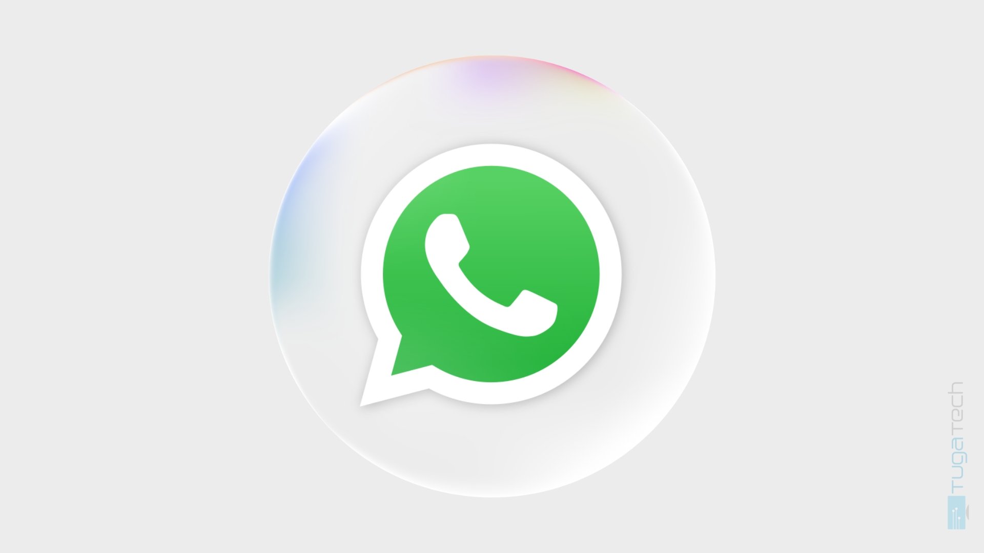 WhatsApp dentro de uma bolha