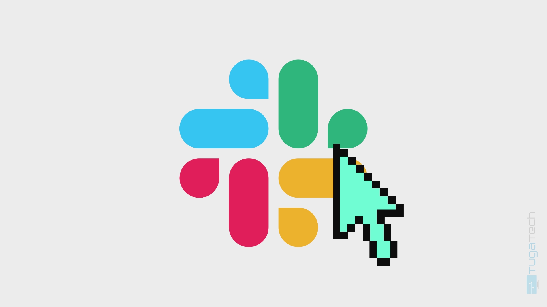Slack com icone de rato a tocar