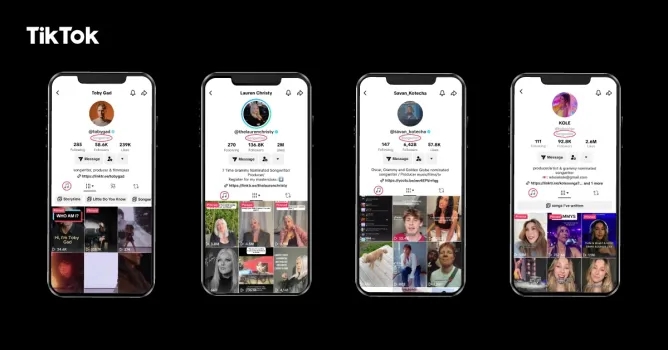 novas ferramentas para artistas no tiktok