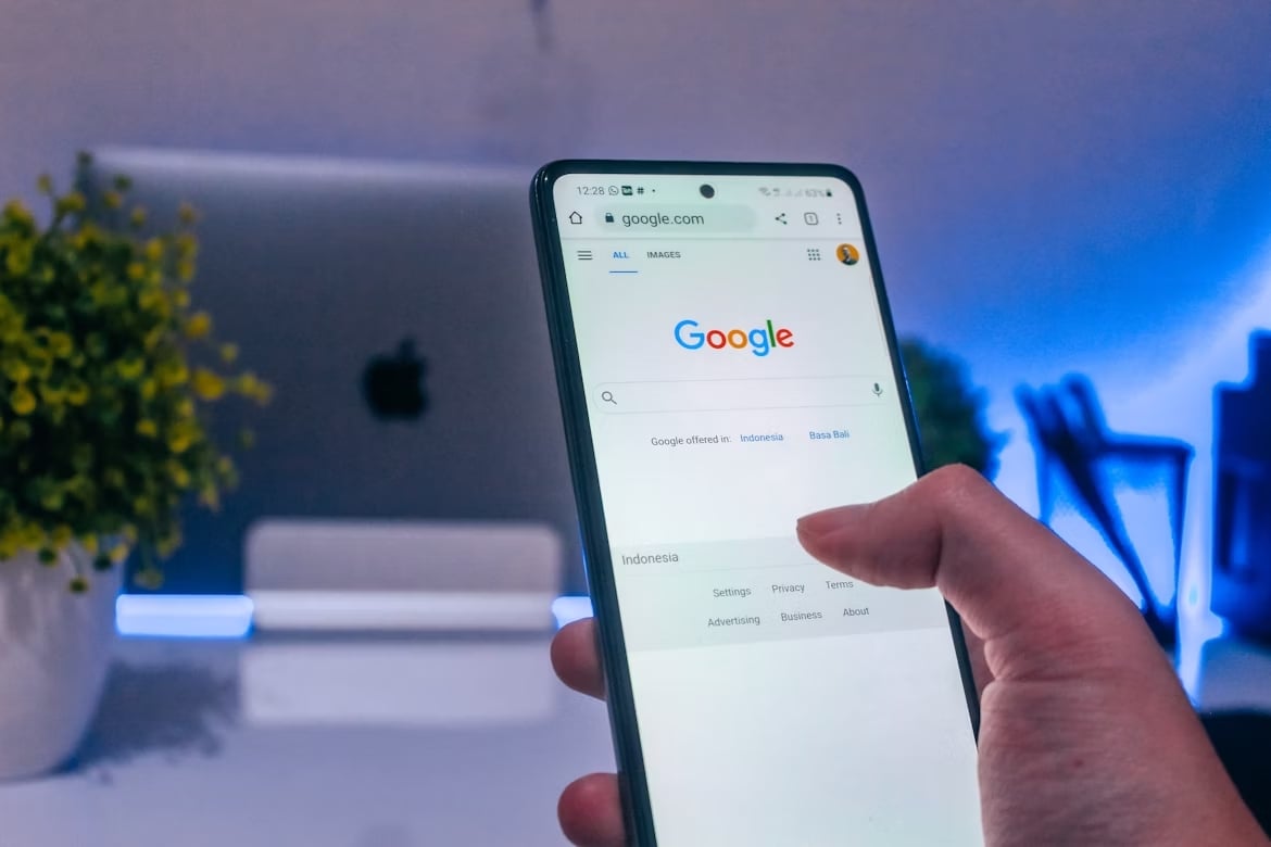 Google em smartphone
