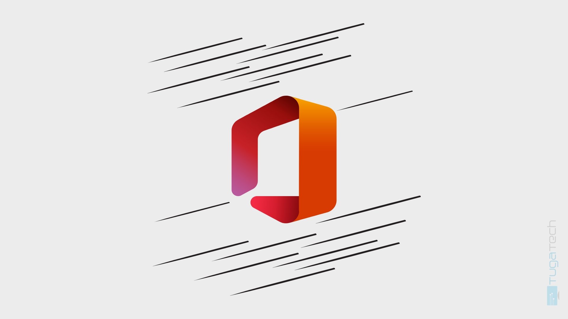 Microsoft Office logo com velocidade