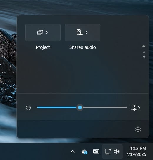partilha de áudio no windows 11