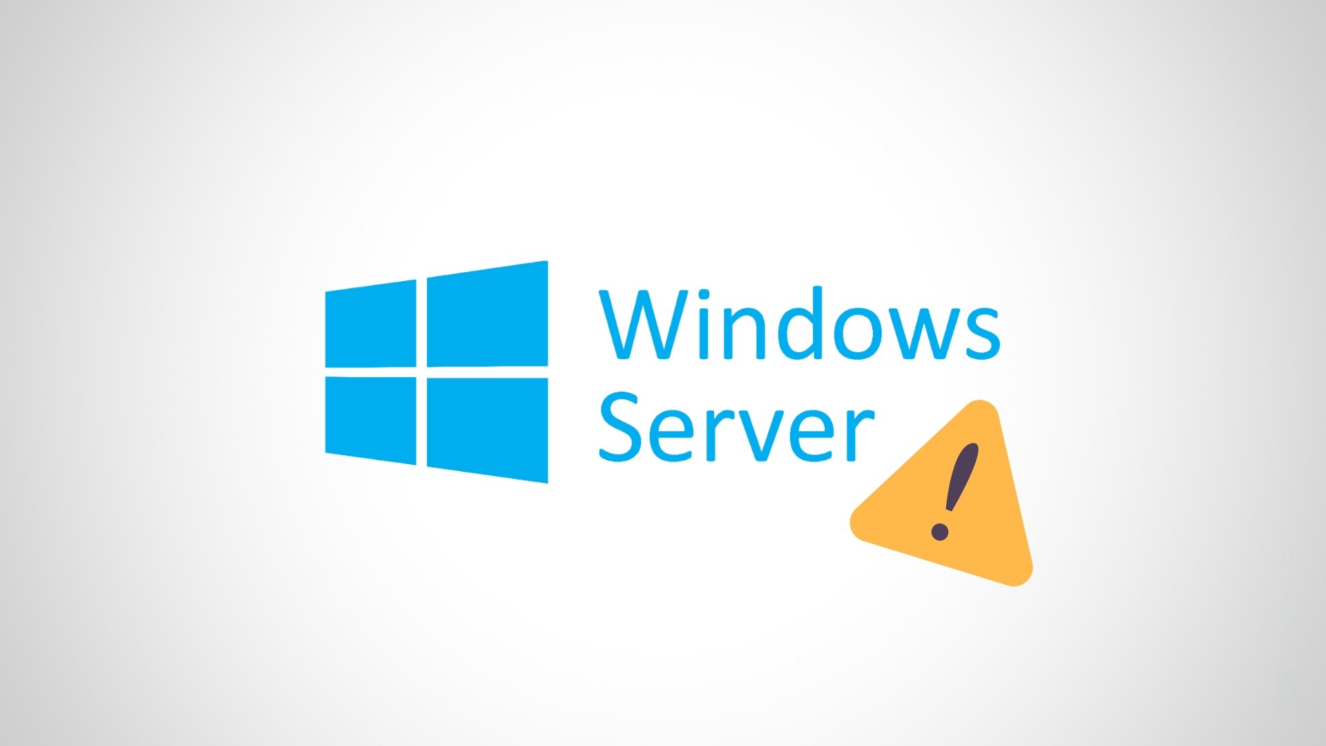 Windows Server com sinais de alerta