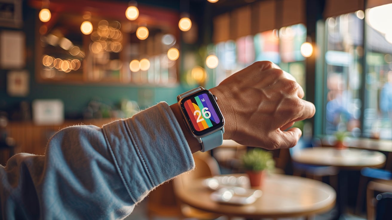 Apple Watch em pulso