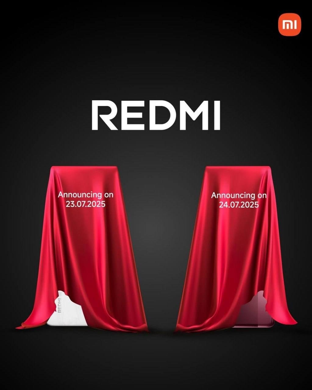 detalhes do convite da Redmi