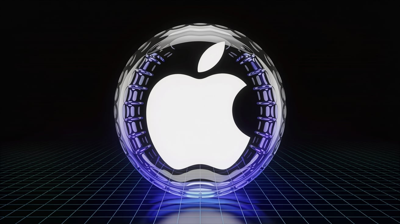 Apple dentro de uma bolha