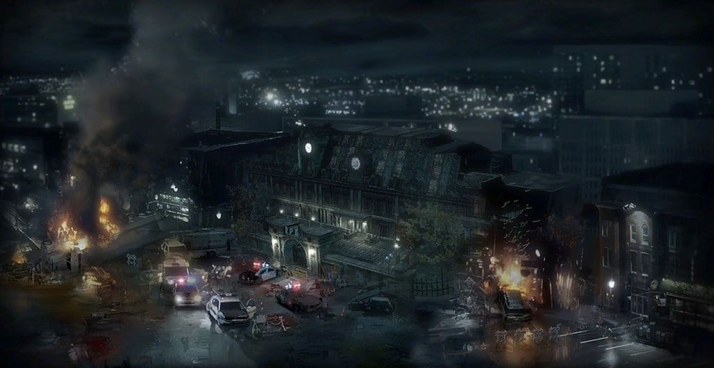 Resident Evil cidade no jogo