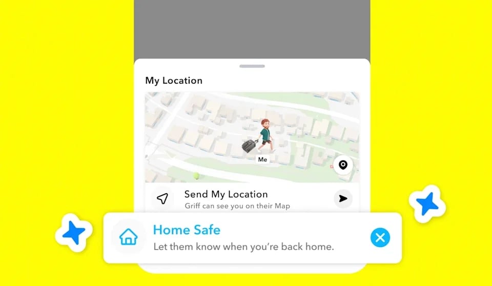 detalhes da nova funcionalidade do Snapchat