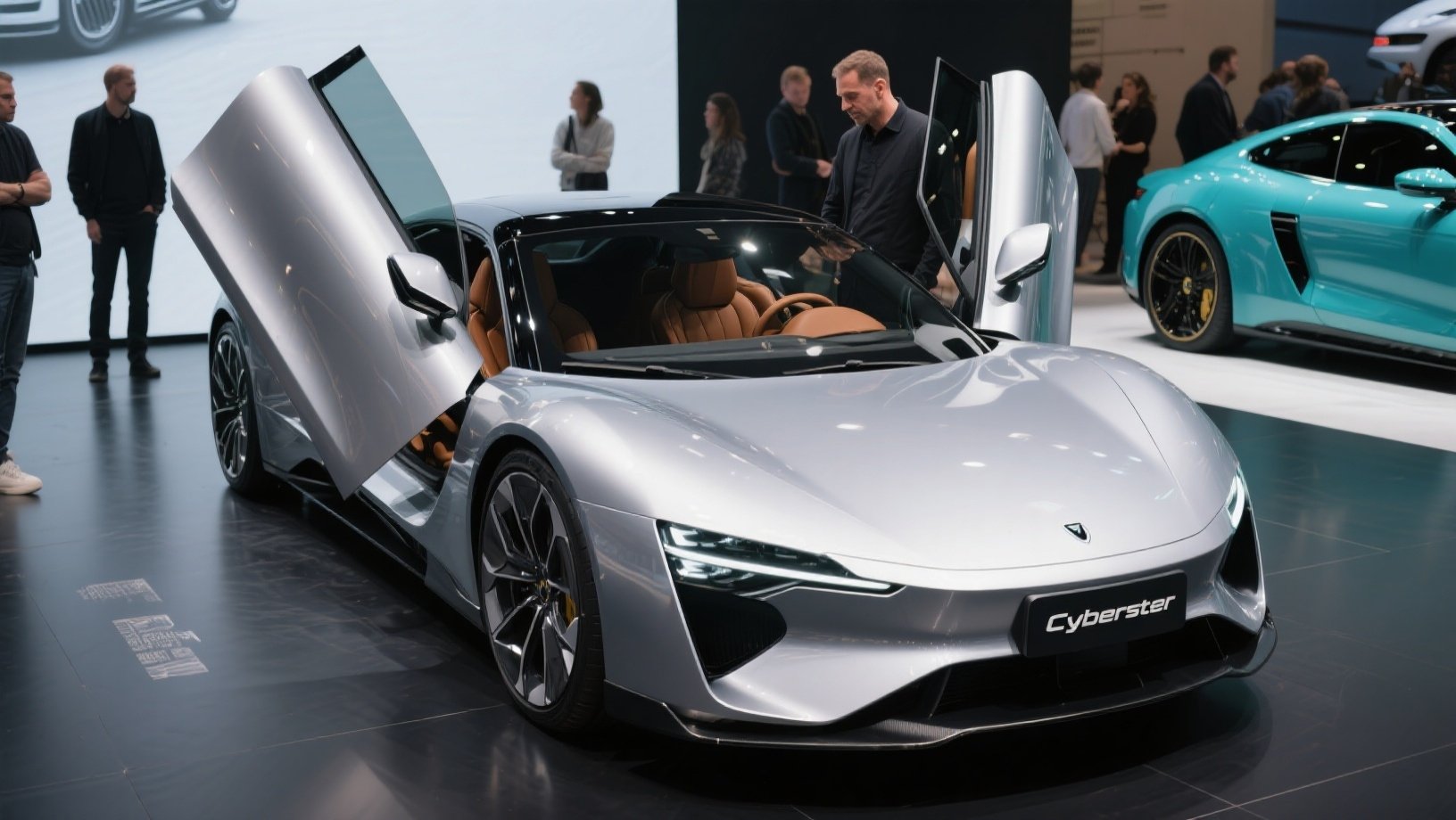 carro elétrico em exposição