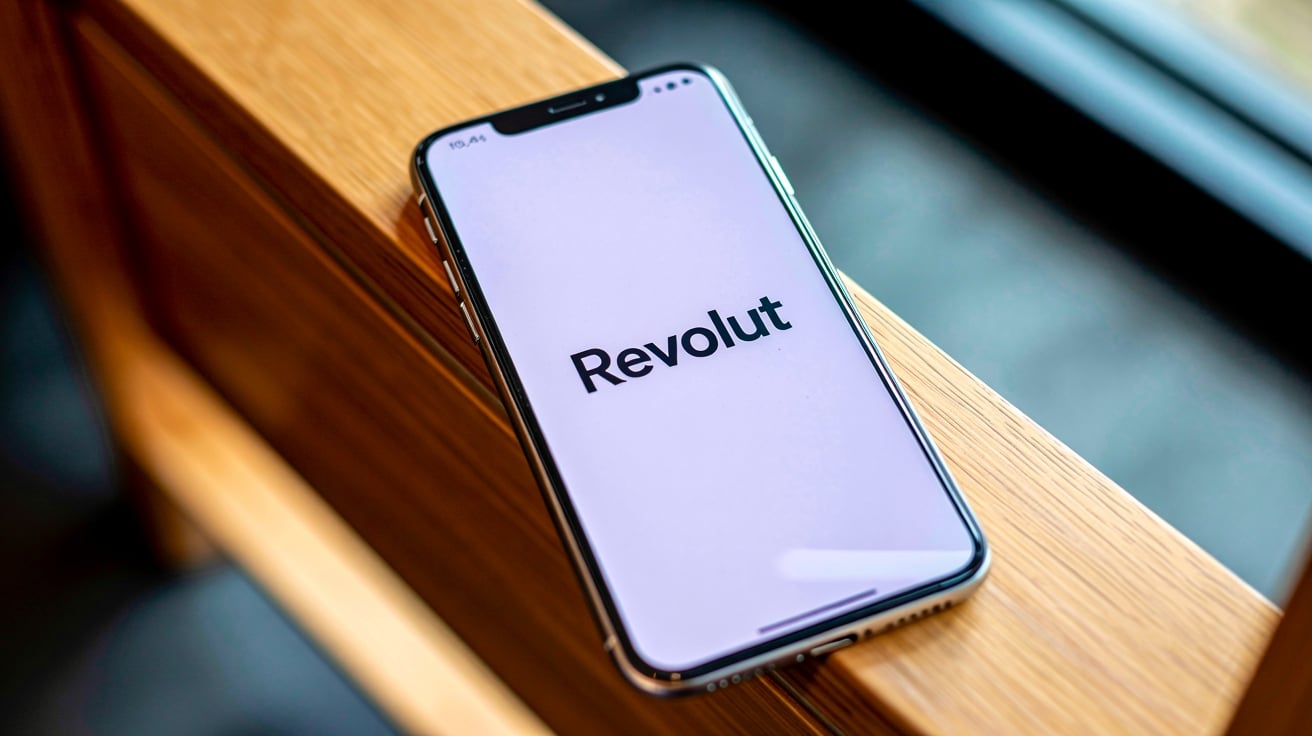 Smartphone com Revolut