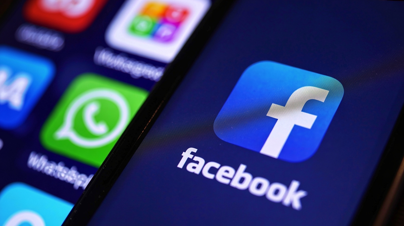 Facebook em smartphone