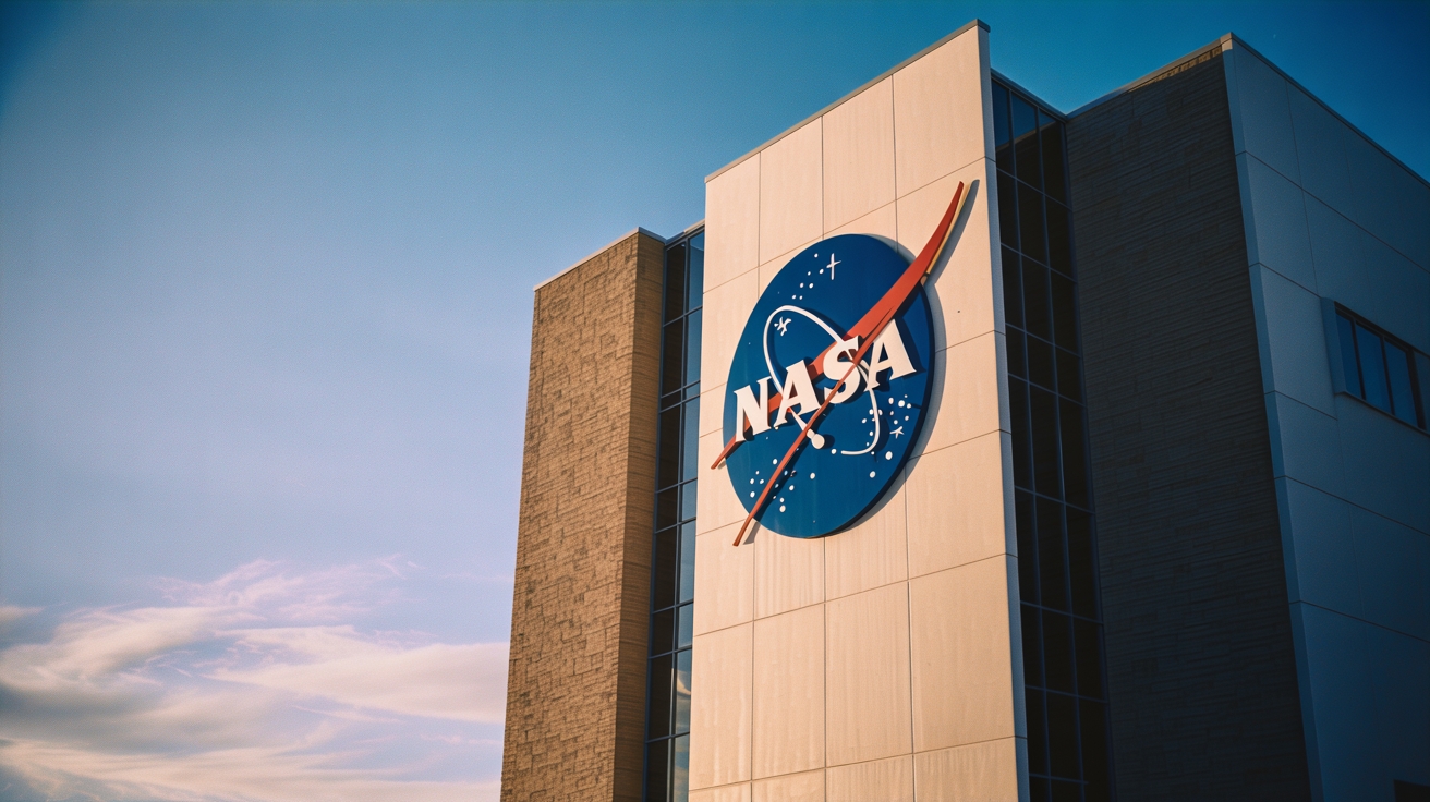 NASA logo em sede