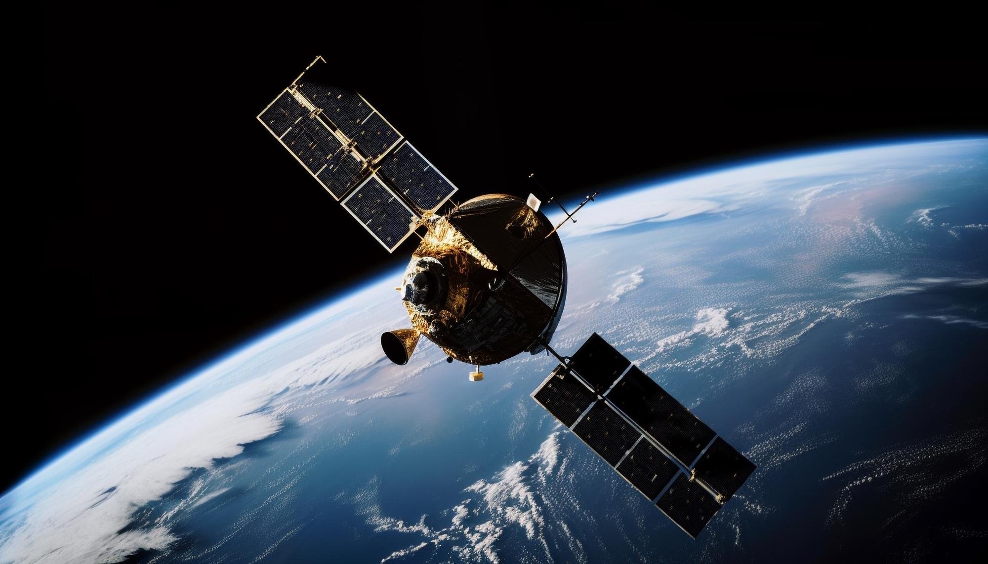 Satélite no Espaço