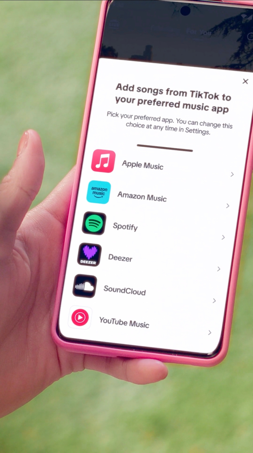 TikTok com Youtube Music