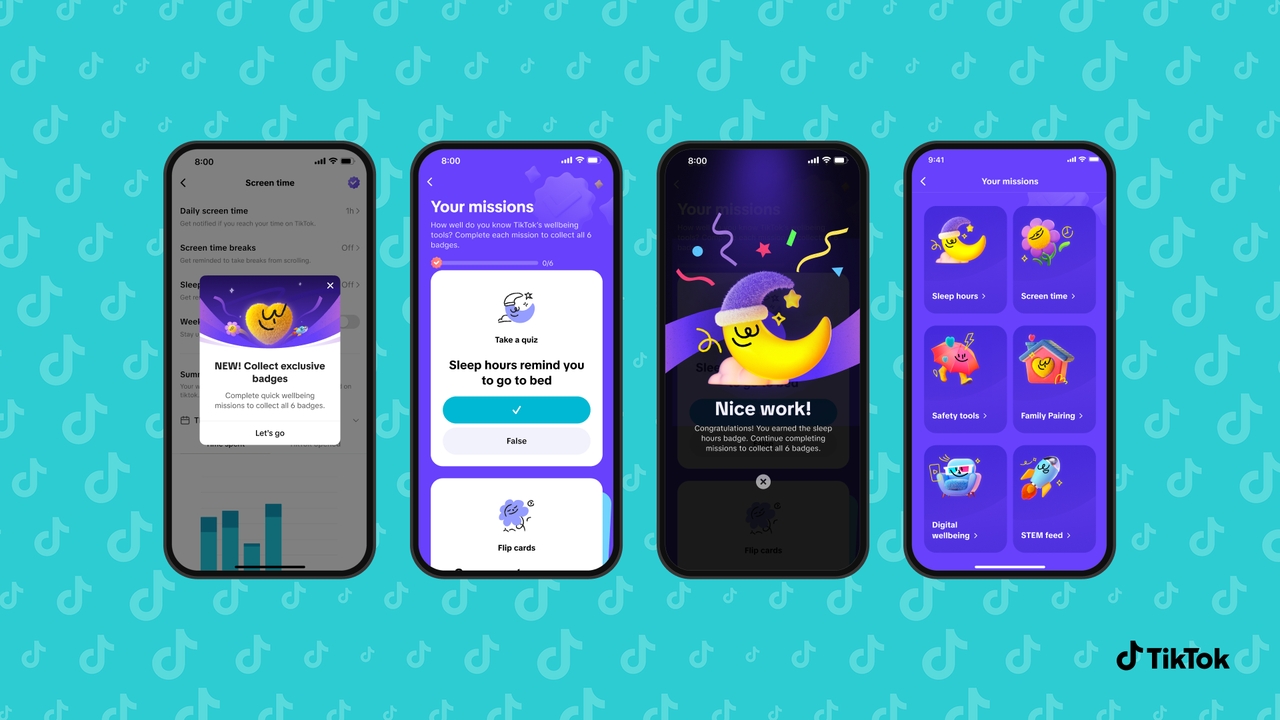 TikTok com nova funcionalidade de bem estar digital