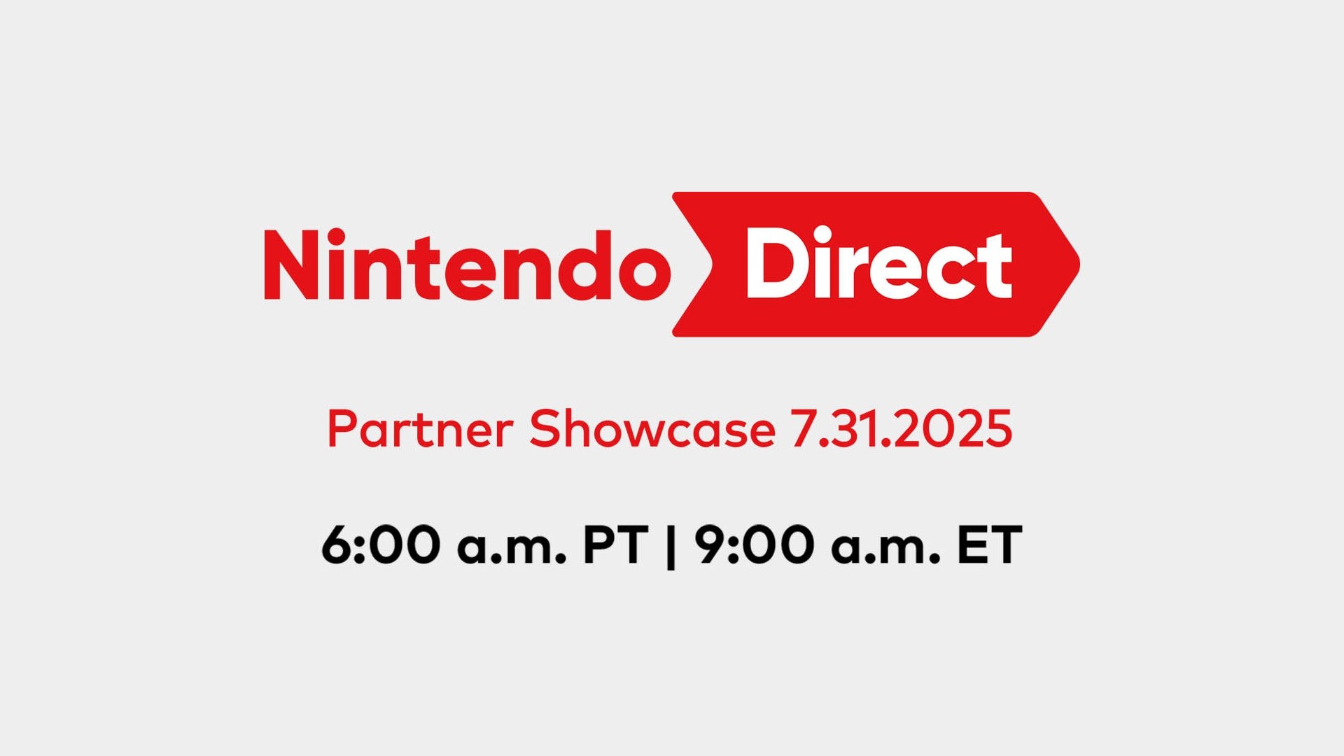 Convite da Nintendo Direct